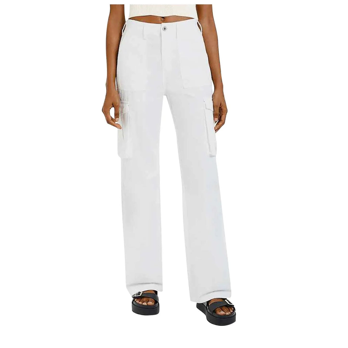 Lucie - Verstellbare Cargohose mit gerader Passform