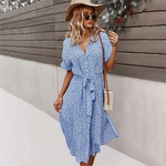 OLIVIA - Stylisches Sommerkleid mit schönen Knöpfen
