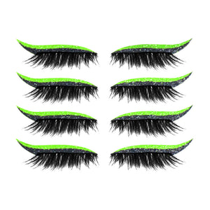 Wiederverwendbare Eyeliner und Wimpernaufkleber (4 Paar)