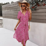 OLIVIA - Stylisches Sommerkleid mit schönen Knöpfen